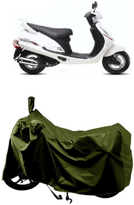 SUGASHRI Waterproof Two Wheeler Cover for Mahindra(Duro 125, Green)