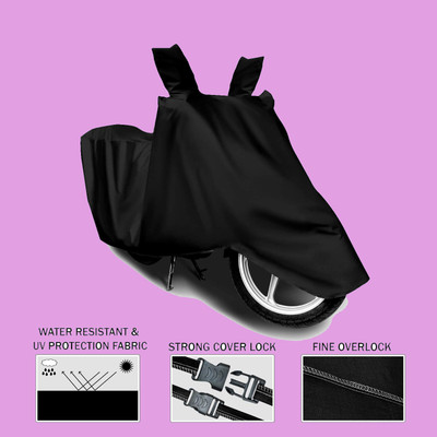 Lakshmina Enterprises Waterproof Two Wheeler Cover for Hero(Passion Pro TR, Black)