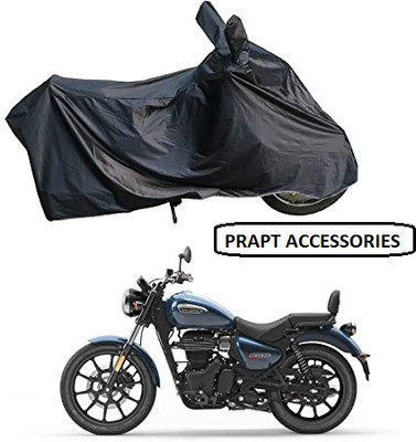 prapt accessories Waterproof Two Wheeler Cover for Royal Enfield(Meteor 350, Black)