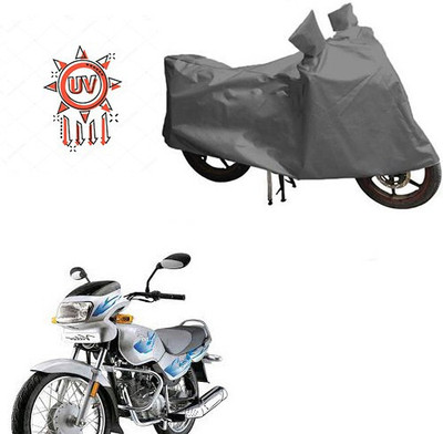 DeepShakshi AUTOMOTIVE Waterproof Two Wheeler Cover for TVS(Victor GLX, Grey)