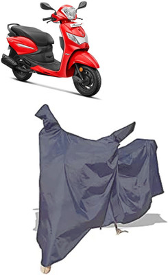 Amexride Two Wheeler Cover for Hero(MotoCorp Pleasure Plus, Grey)