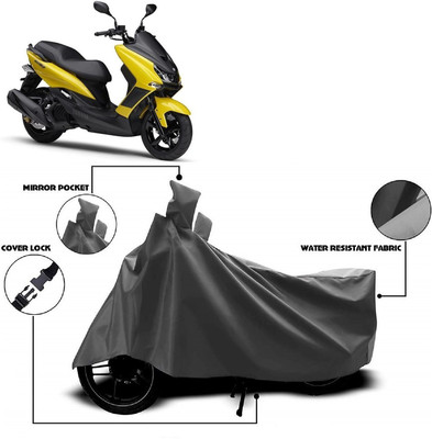 MMSSTAR Waterproof Two Wheeler Cover for Yamaha(Majesty S 155 maxi, Grey)