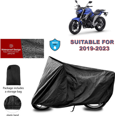 GOSHIV-car and bike accessories Waterproof Two Wheeler Cover for Yamaha(Fazer, Black)