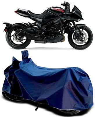 KEDIT Two Wheeler Cover for Suzuki(Katana, Blue)