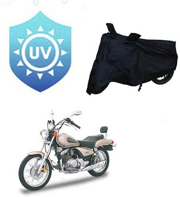 Mdstar Waterproof Two Wheeler Cover for Yamaha(Enticer, Black)