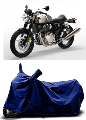 KANISHA ENTERPRISES Waterproof Two Wheeler Cover for Royal Enfield(GT650R, Blue)