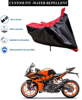 CODOKI Waterproof Two Wheeler Cover for KTM(RC 200 BS6, Red)
