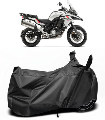 MADAFIYA Two Wheeler Cover for Benelli(TRK 502, Black)