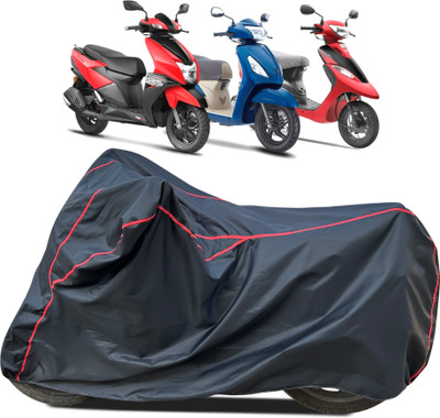 PAGORA Waterproof Two Wheeler Cover for TVS, Ather, Hero Electric, Honda, Suzuki(Black)