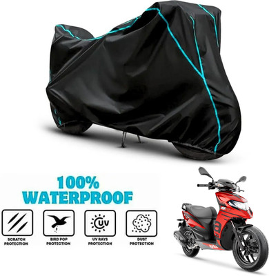 ANTHUB Waterproof Two Wheeler Cover for Aprilia(SR 125, Black)