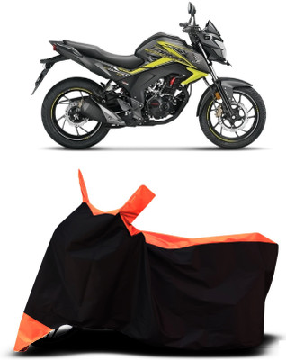 VESMEI Two Wheeler Cover for Honda(CB Hornet 160, Orange)