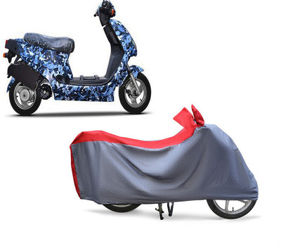 EGAL Two Wheeler Cover for Hero(Electric AXLHE-20 BS6, Red)