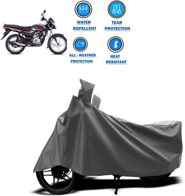 CODOKI Waterproof Two Wheeler Cover for Bajaj(Platina 100 DTS-i, Grey)