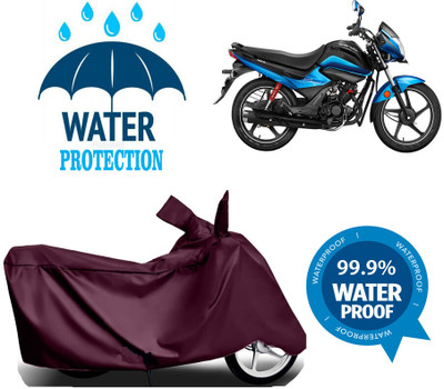 Mdstar Waterproof Two Wheeler Cover for Hero(Splendor NXG, Maroon)