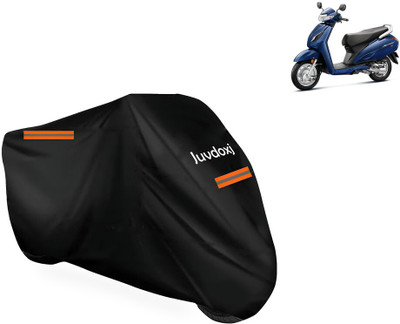 Juvdoxj Waterproof Two Wheeler Cover for Honda(Activa 6G, Black)