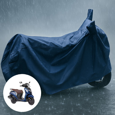 CODOKI Waterproof Two Wheeler Cover for Yamaha(Fascino, Blue, Blue)