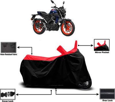 KEDIT Two Wheeler Cover for Yamaha(MT-15, Red)