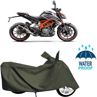 Autoinnovation Waterproof Two Wheeler Cover for KTM(Green)