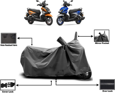 Amexride Two Wheeler Cover for Yamaha(RayZR 125 Fi, Grey)