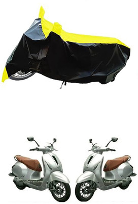 VESMEI Two Wheeler Cover for Bajaj(Urbanite Chetak, Yellow)