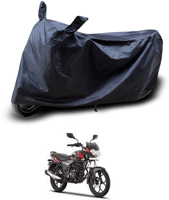 AASHTIK MART Two Wheeler Cover for Bajaj(Discover 110, Black)