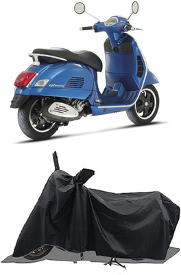SPECTUS Two Wheeler Cover for Vespa(GTS Super 300, Black)