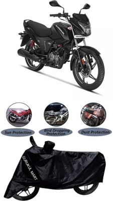 gurukul mart Waterproof Two Wheeler Cover for Hero(Passion Plus, Black)