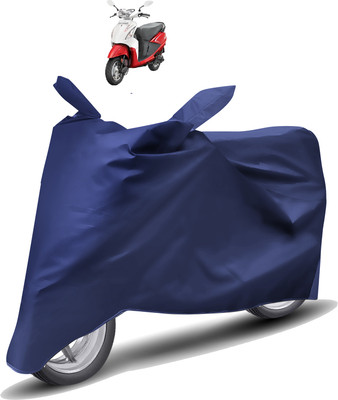 Caronix Two Wheeler Cover for Hero(Pleasure, Blue)