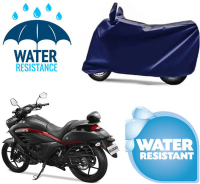 RTS COLLECTIONS Two Wheeler Cover for Suzuki(Intruder 250 BS6, Blue)