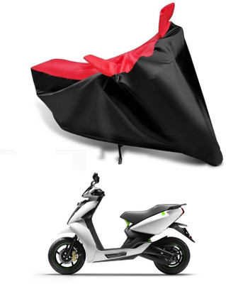 KEDIT Two Wheeler Cover for Ather(450 X, Red, Black)