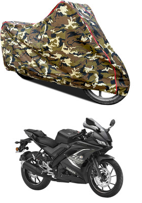 PAGORA Waterproof Two Wheeler Cover for Yamaha(YZF R15 BS6, Yellow)