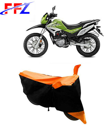 FFZ Waterproof Two Wheeler Cover for Hero(Impulse, Black, Orange)