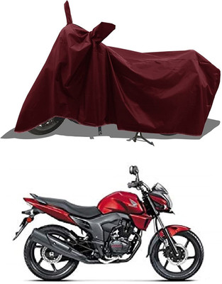 KEDIT Two Wheeler Cover for Honda(SP 125, Maroon)