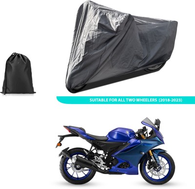 PAGORA Two Wheeler Cover for Yamaha(R15 V3, Grey)