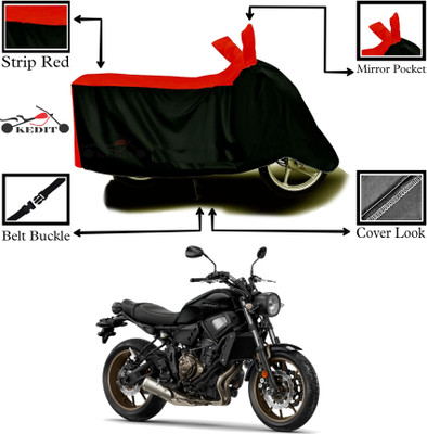 CoNNexXxionS Two Wheeler Cover for Yamaha(XSR300, Red, Black)