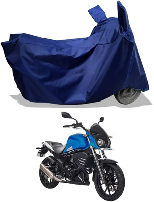 Amexride Two Wheeler Cover for Mahindra(Mojo UT 300, Blue)