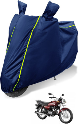 Auto Hub Waterproof Two Wheeler Cover for Hero(HF Dawn, Blue)