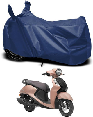 DeepShakshi AUTOMOTIVE Waterproof Two Wheeler Cover for Yamaha(Fascino 125 BS6, Blue)