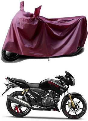 APNEK Waterproof Two Wheeler Cover for TVS(Apache RTR 180, Maroon)