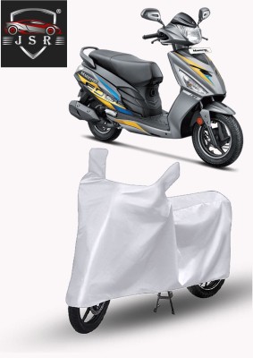 J S R Waterproof Two Wheeler Cover for Hero(Maestro Edge 110 BS6, Silver)