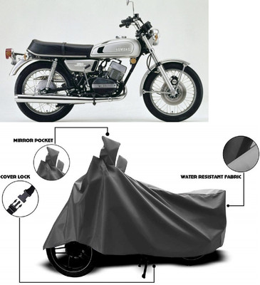 MMSSTAR Waterproof Two Wheeler Cover for Yamaha(RD 350, Grey)