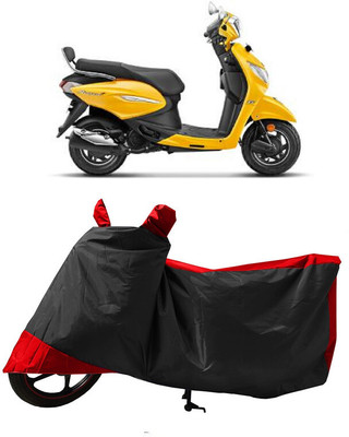 GROFATIK Two Wheeler Cover for Hero(MotoCorp Pleasure Plus, Red)