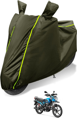 Auto Hub Waterproof Two Wheeler Cover for Hero(Passion Pro, Green)