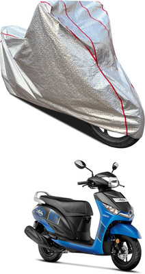 AutoGalaxy Waterproof Two Wheeler Cover for Yamaha(Alpha, Silver)