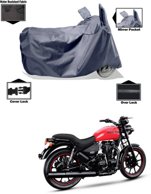 CODOKI Waterproof Two Wheeler Cover for Royal Enfield(Thunderbird 350, Grey)
