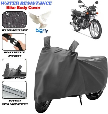 BigFly Two Wheeler Cover for Hero(Splendor Plus, Grey)