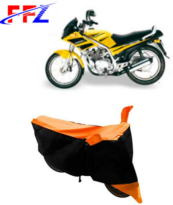 FFZ Waterproof Two Wheeler Cover for Kinetic(GF Lazer, Black, Orange)