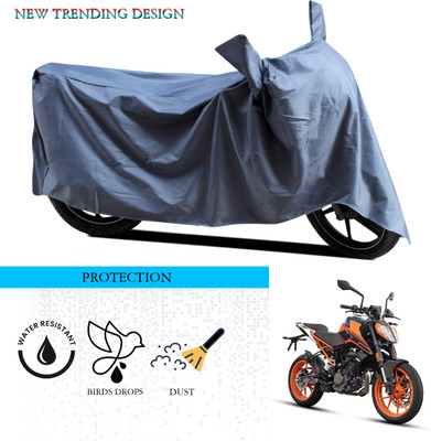 ANTHUB Waterproof Two Wheeler Cover for KTM(Duke 200, Grey)