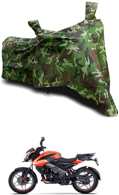 RONISH Two Wheeler Cover for Bajaj(Pulsar NS125 BS6, Green)