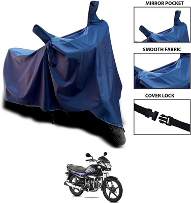 DeepShakshi AUTOMOTIVE Two Wheeler Cover for Hero(Super Splendor, Blue)